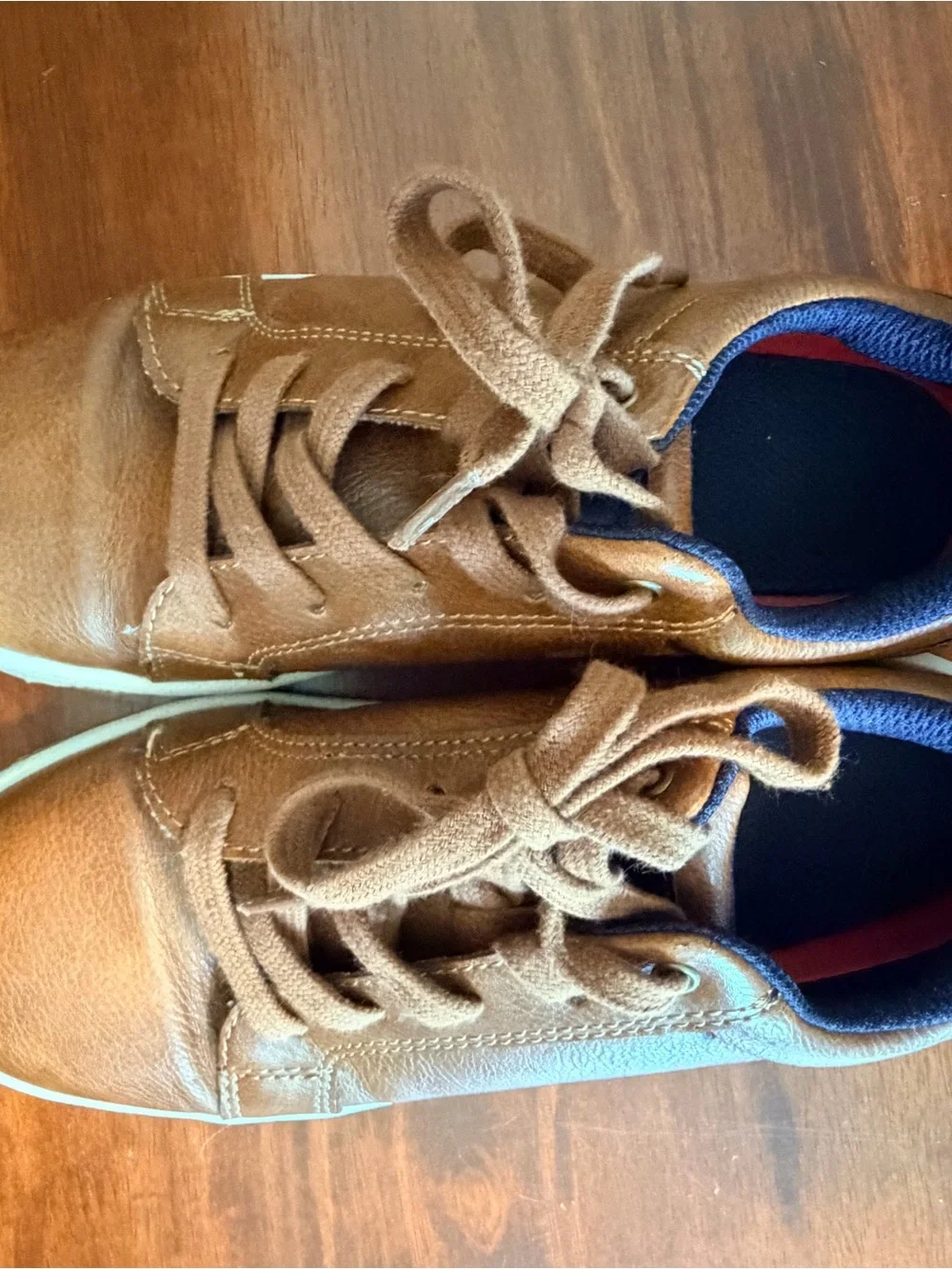 Arche Kids Dress Shoes in Brown with White Soles